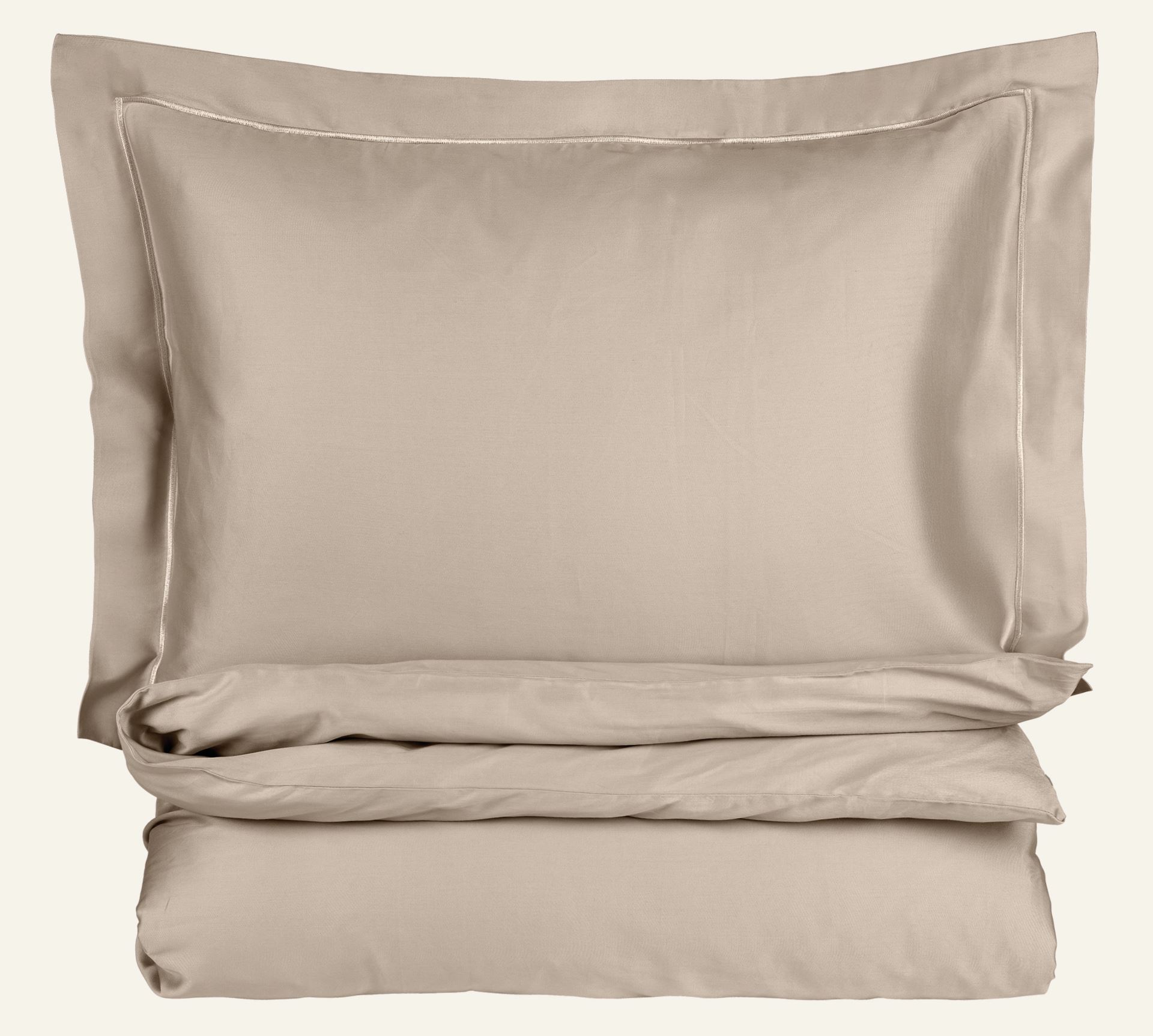 Pussilakanasetti egyptinpuuvillaa hiekka - 230x220 cm/50x60 cm hiekka - 1