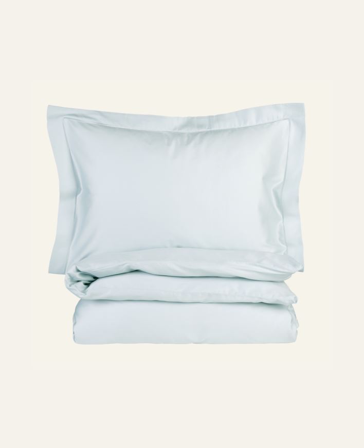 Pussilakanasetti egyptinpuuvillaa vaaleansininen - 150x210 cm/50x60 cm vaaleansininen - 1