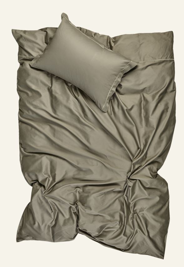 Pussilakanasetti egyptinpuuvillaa oliivinvihreä - 2