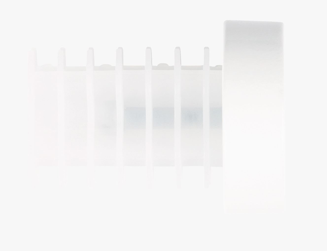 Päätykappale, 2 kpl valkoinen - 2