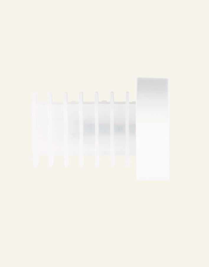 Päätykappale, 2 kpl valkoinen - 2