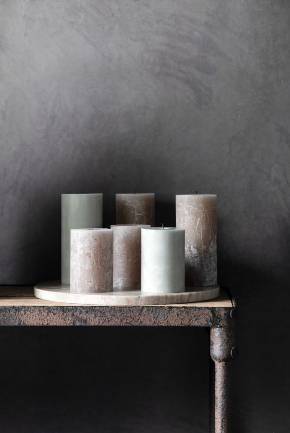 Pöytäkynttilä beige - 3