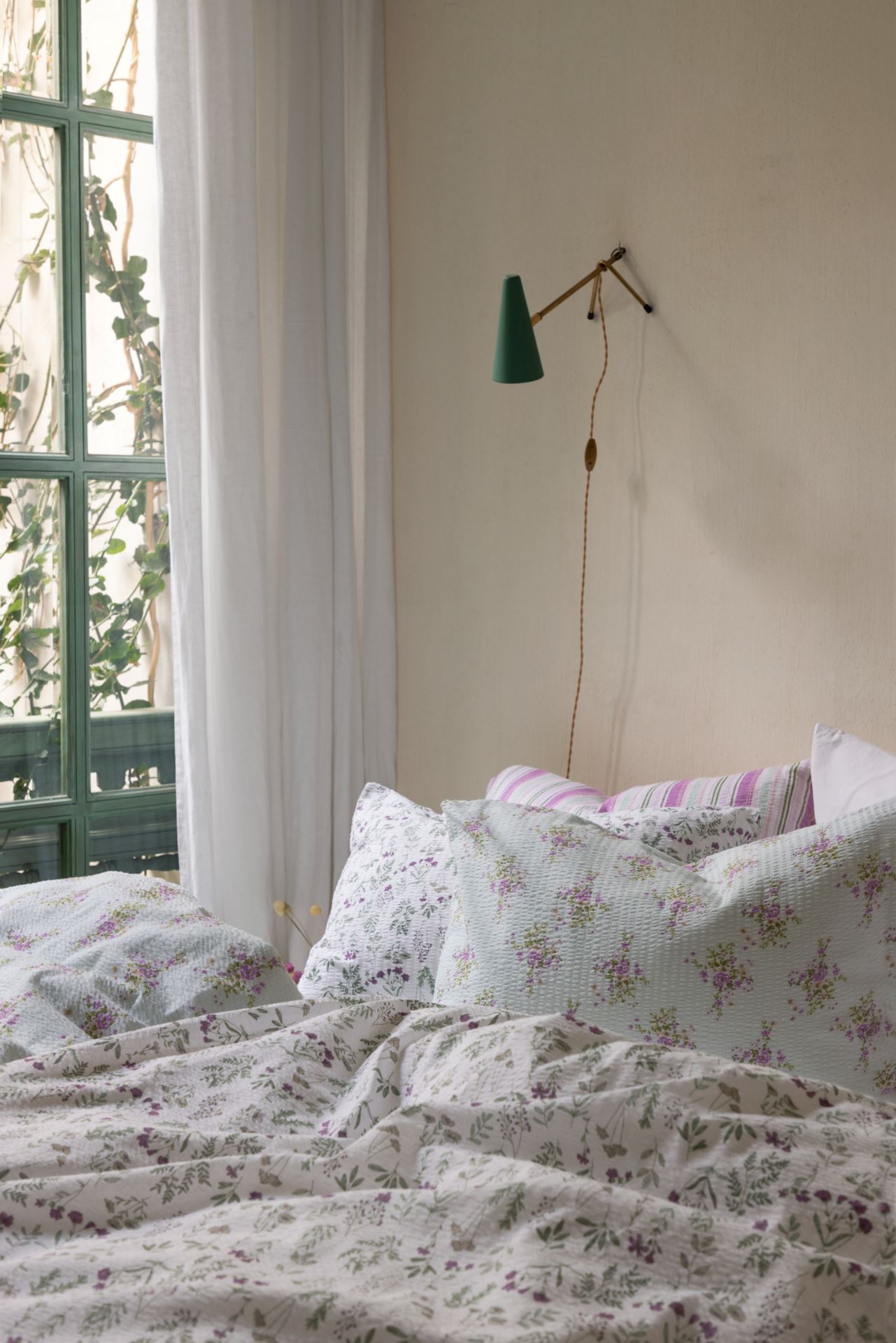 Pellavaverho valkoinen - 6