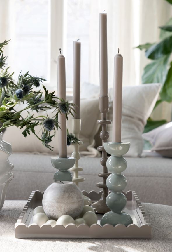 Kynttilänjalka vaaleanvihreä - 2