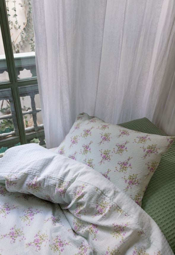 Pellavaverho valkoinen - 2