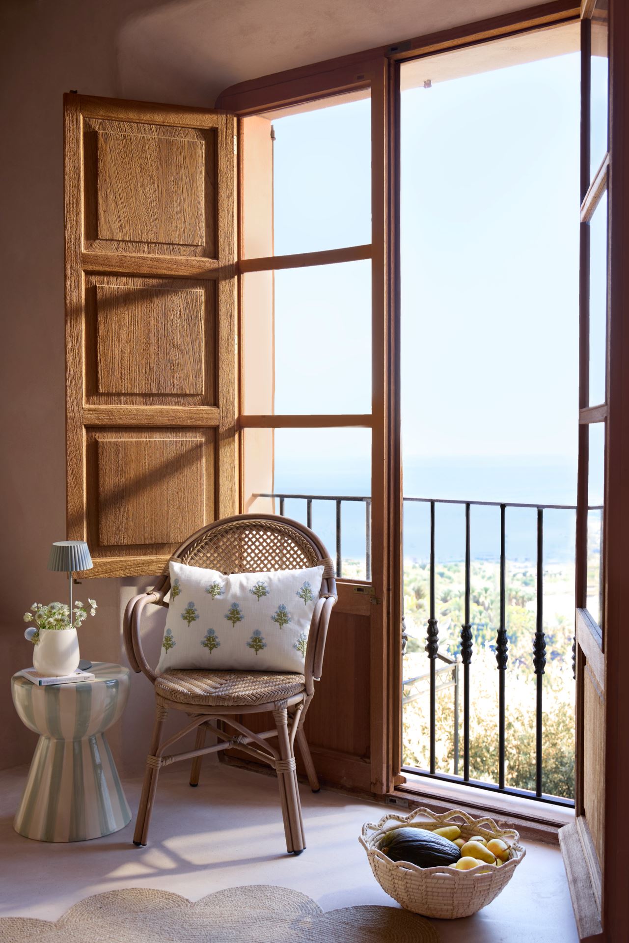 Koristetyyny moniväri/sininen - 5