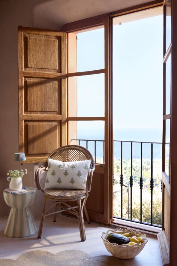 Koristetyyny moniväri/sininen - 5