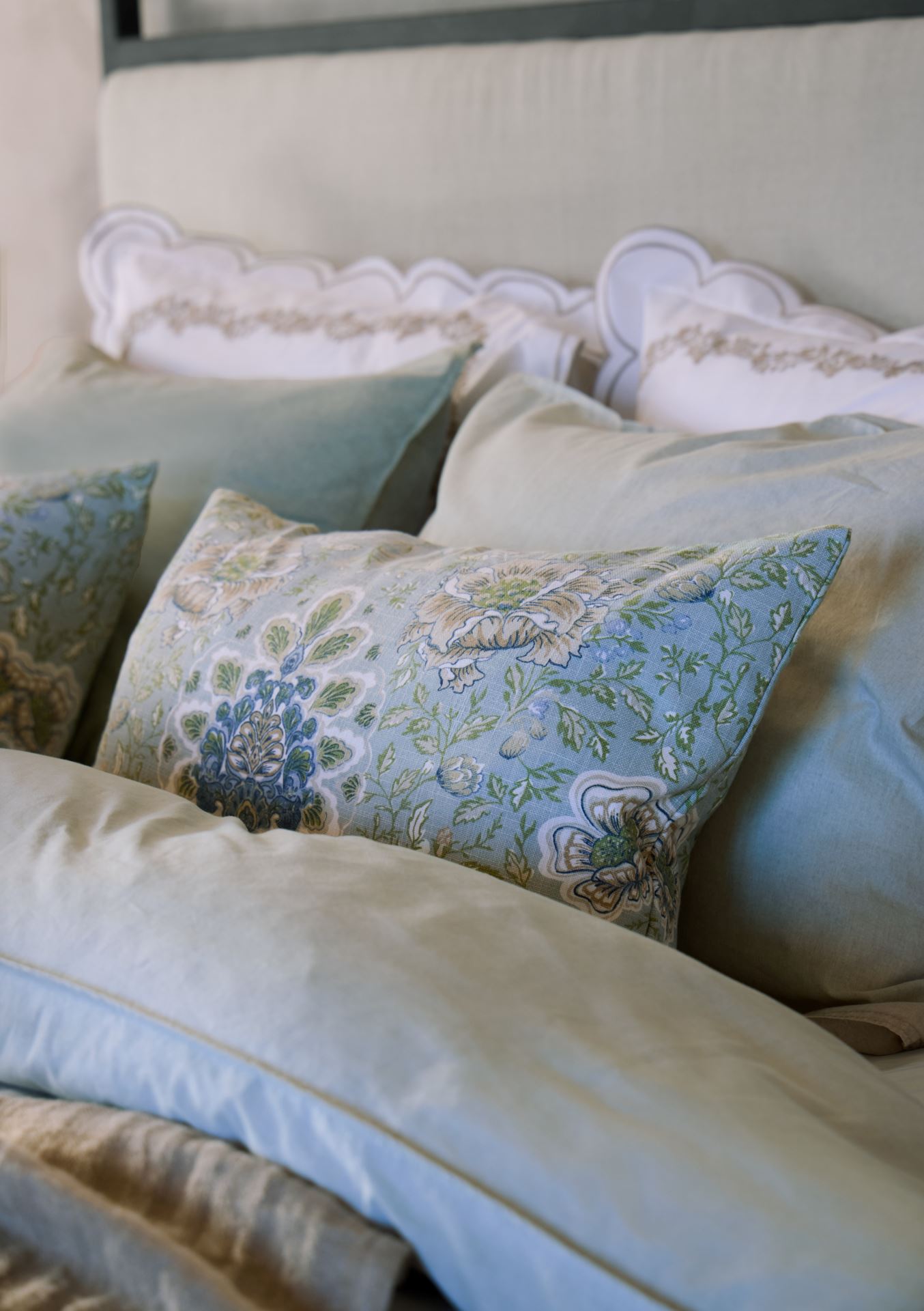 Pussilakanasetti puuvillaa vaaleanvihreä - 2