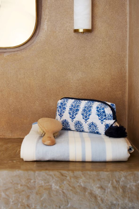 Pieni toilettilaukku sininen - 2