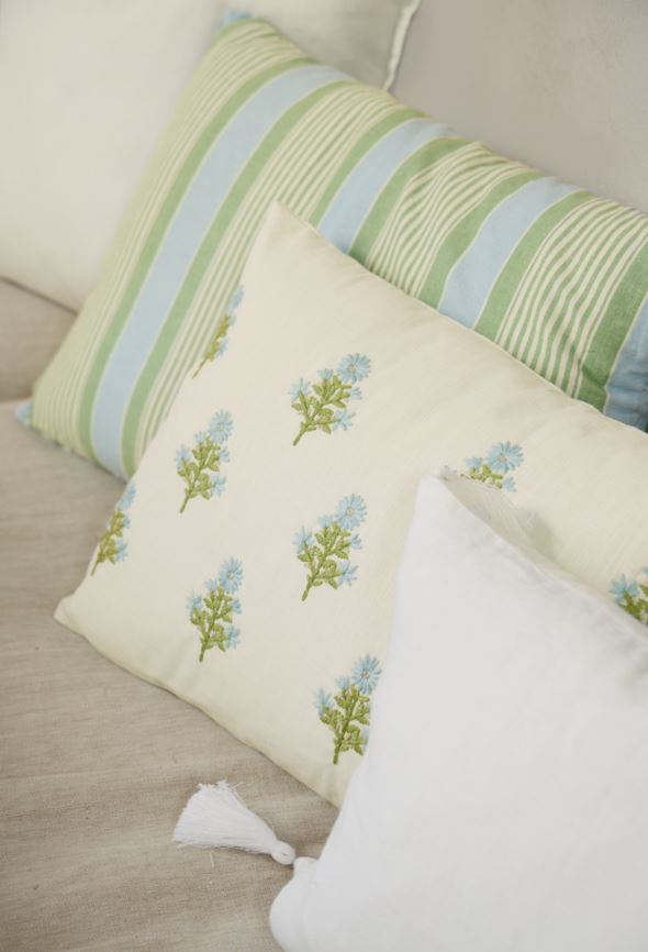 Koristetyyny moniväri/sininen - 6