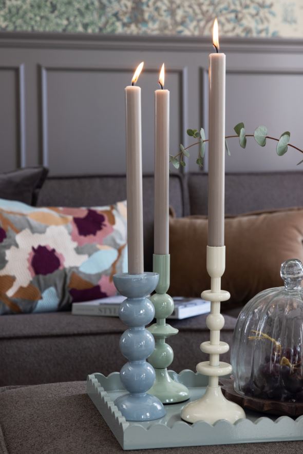 Kynttilänjalka sumuinen sininen - 2