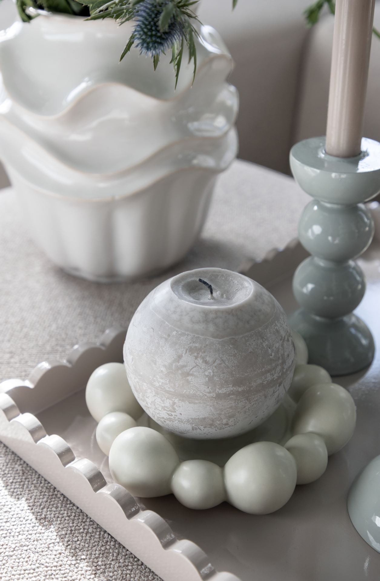 Maljakko luonnonvalkoinen - 4