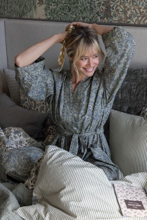 Kimono oliivinvihreä - 3