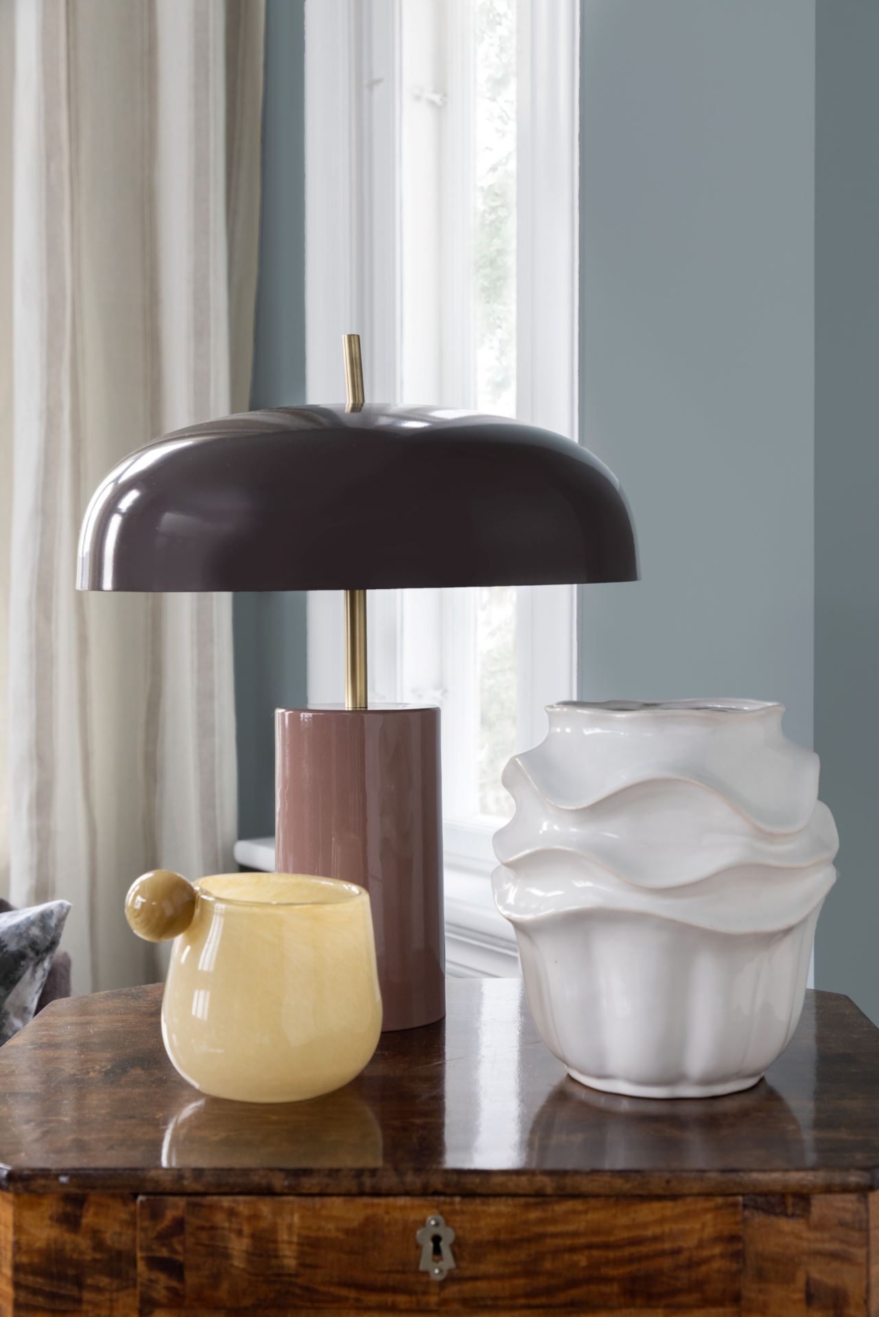 Pöytävalaisin moniväri/roosa - 38x38x48 cm moniväri/roosa - 1