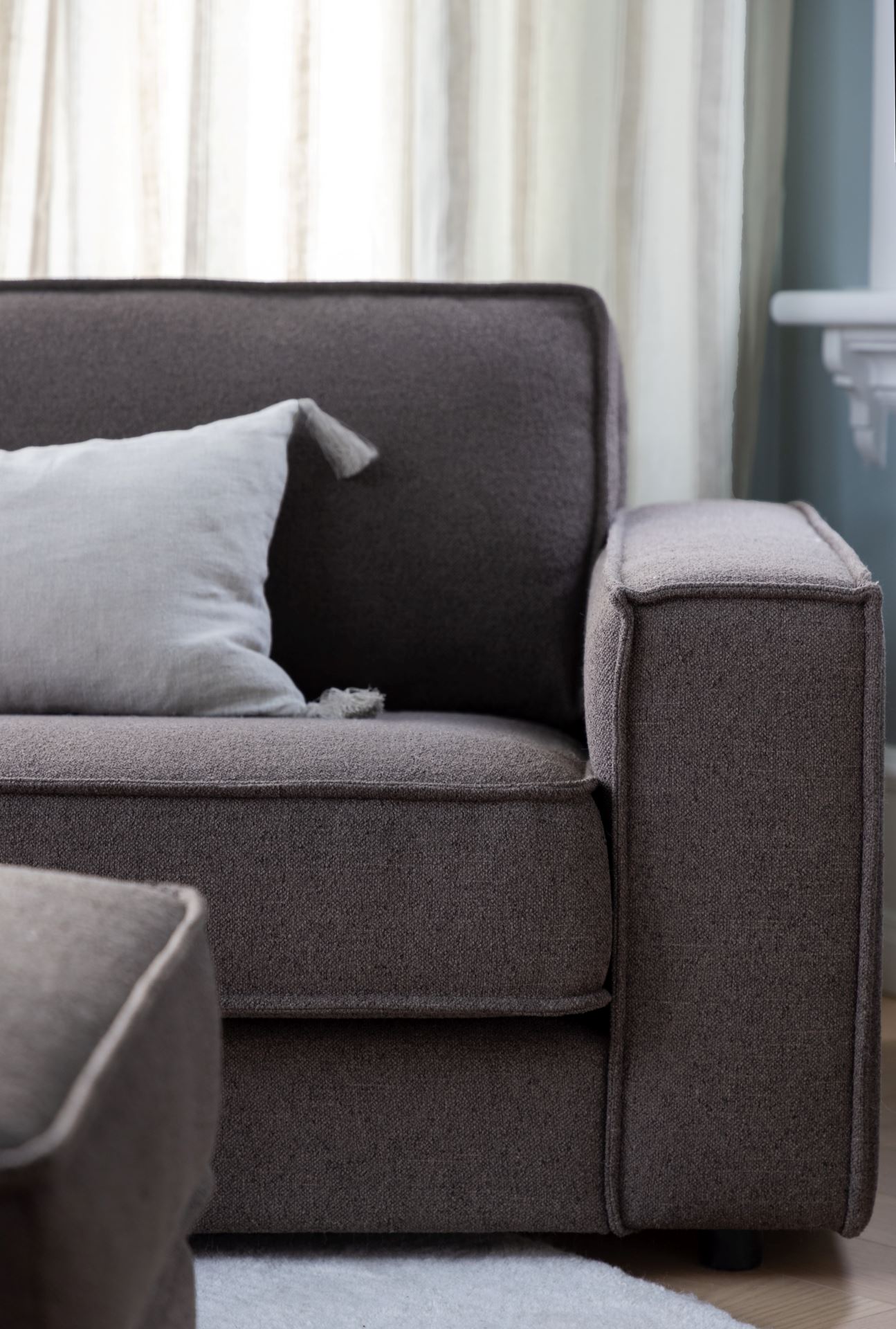 3-istuttava sohva ruskea - 3