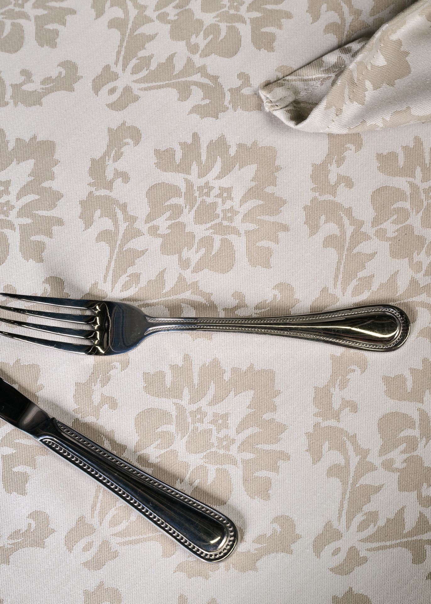 Pintakäsitelty pöytäliina beige - 3