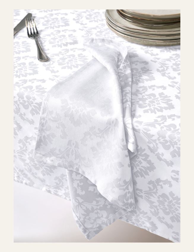 Pintakäsitelty pöytäliina valkoinen - 3