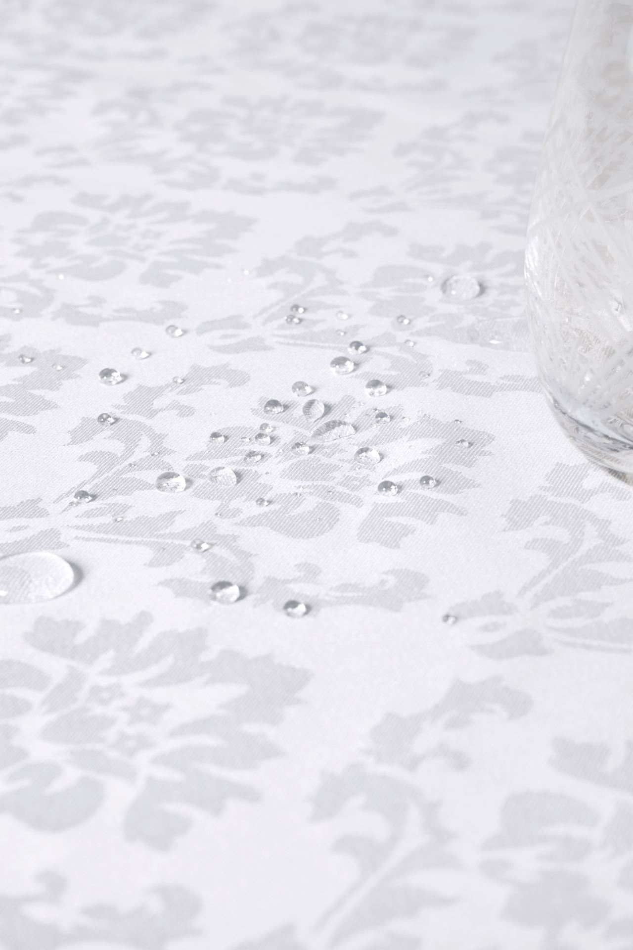 Pintakäsitelty pöytäliina valkoinen - 5