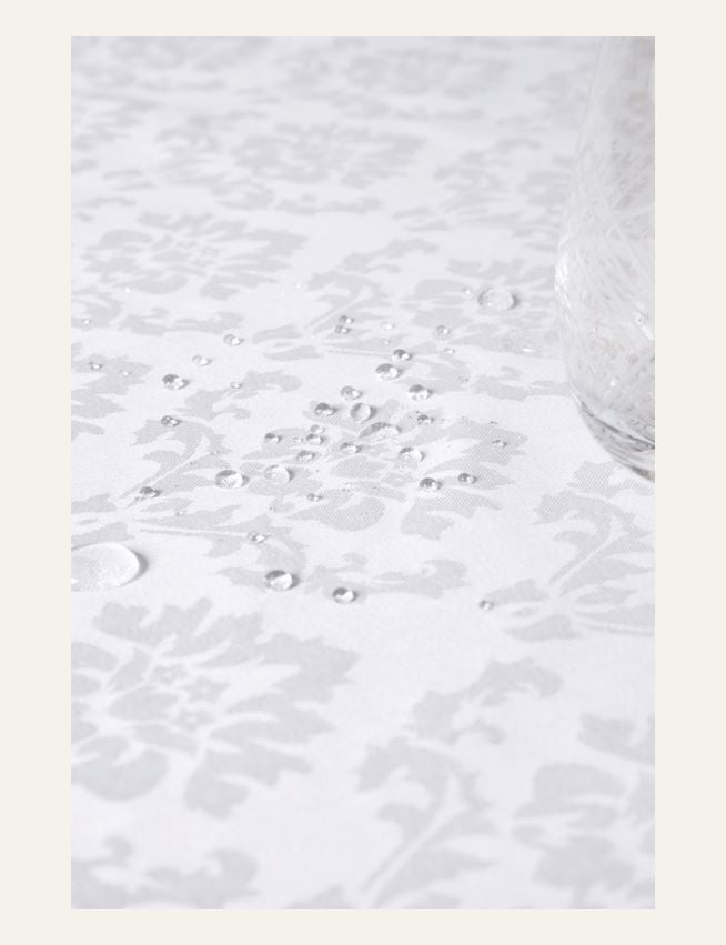 Pintakäsitelty pöytäliina valkoinen - 5