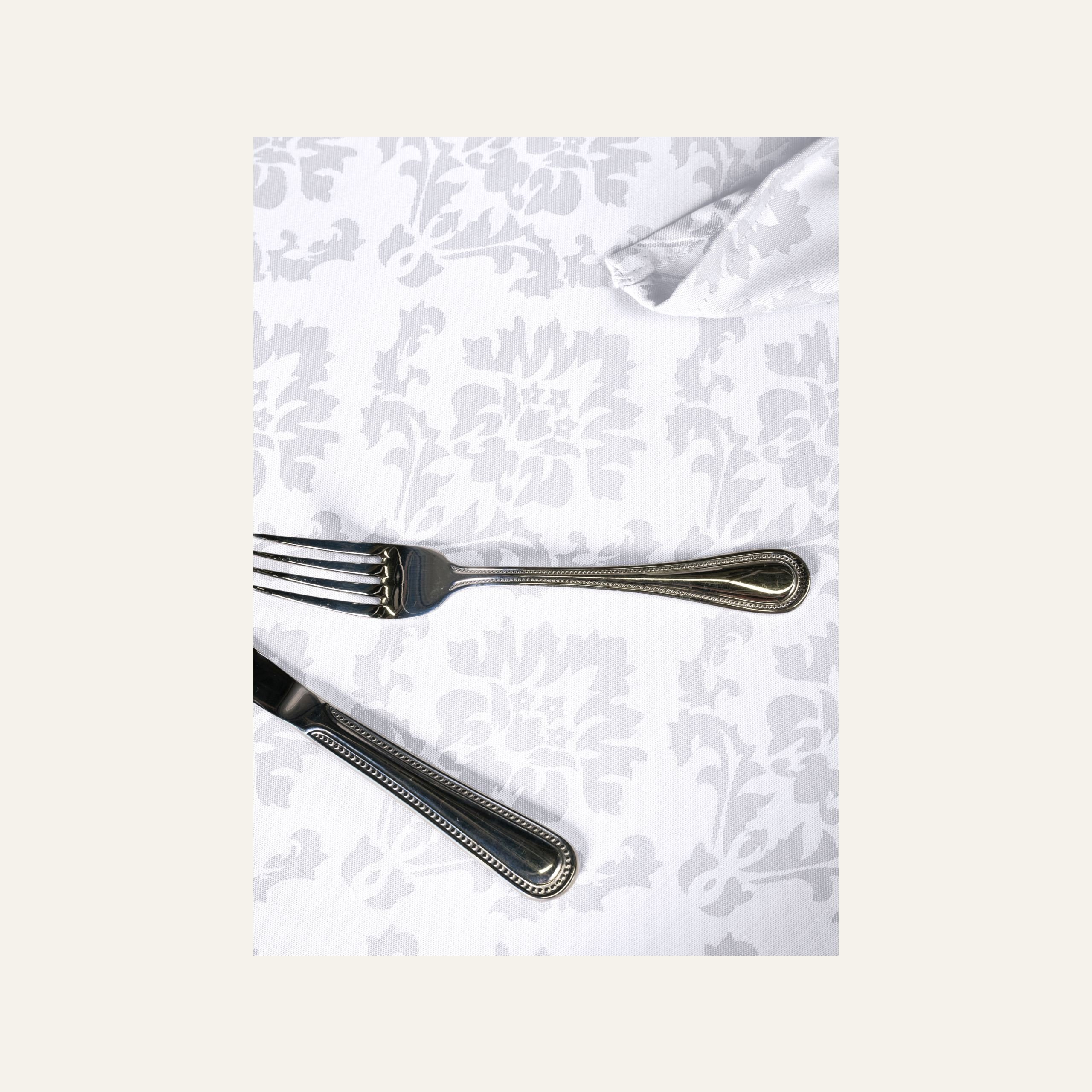 Pintakäsitelty pöytäliina valkoinen - 4