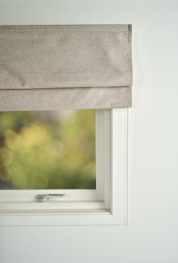 Pimentävä laskosverho beige - 2