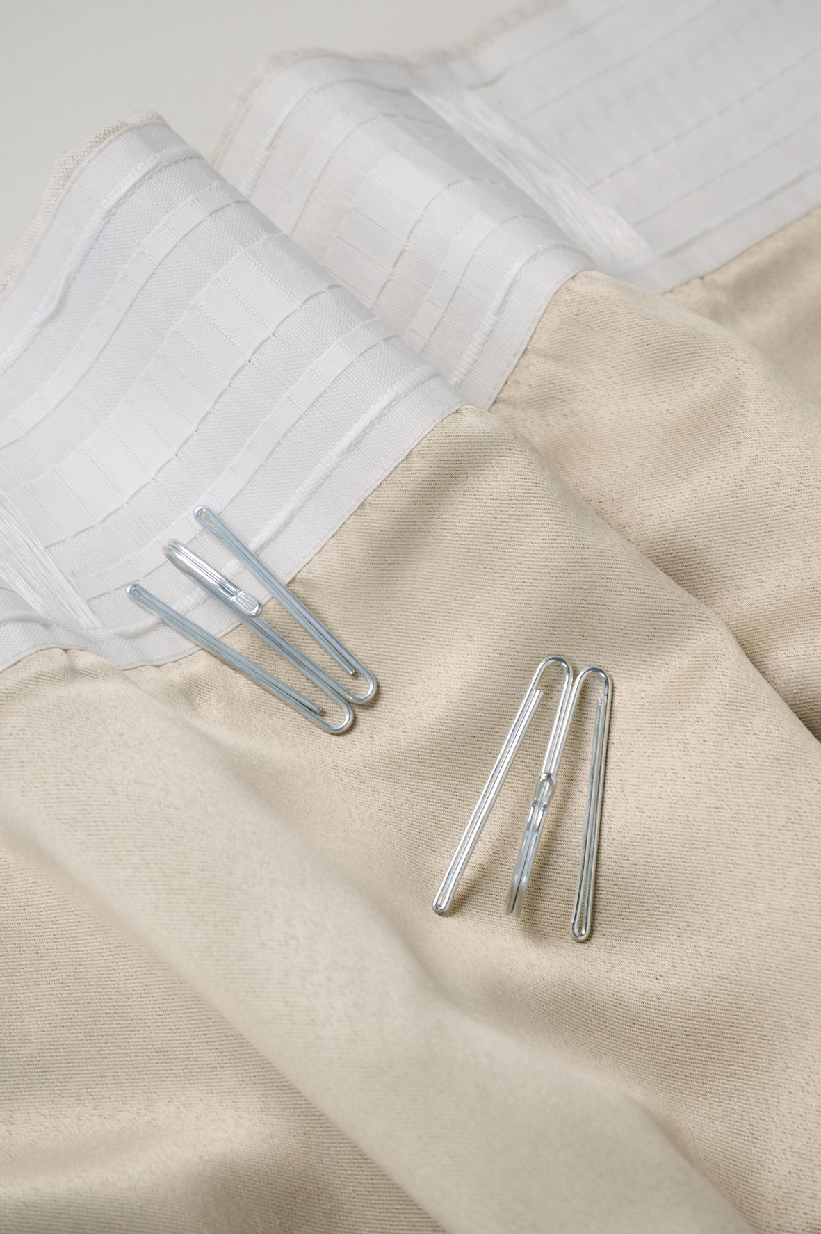 Erittäin leveä pellavaverho luonnonväri - 6