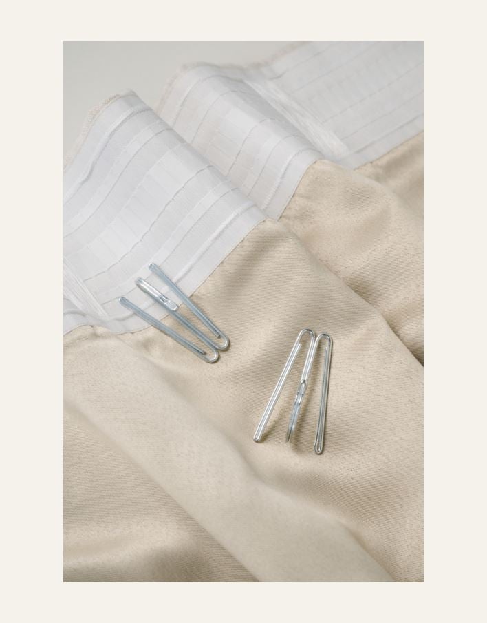 Erittäin leveä pellavaverho luonnonväri - 6