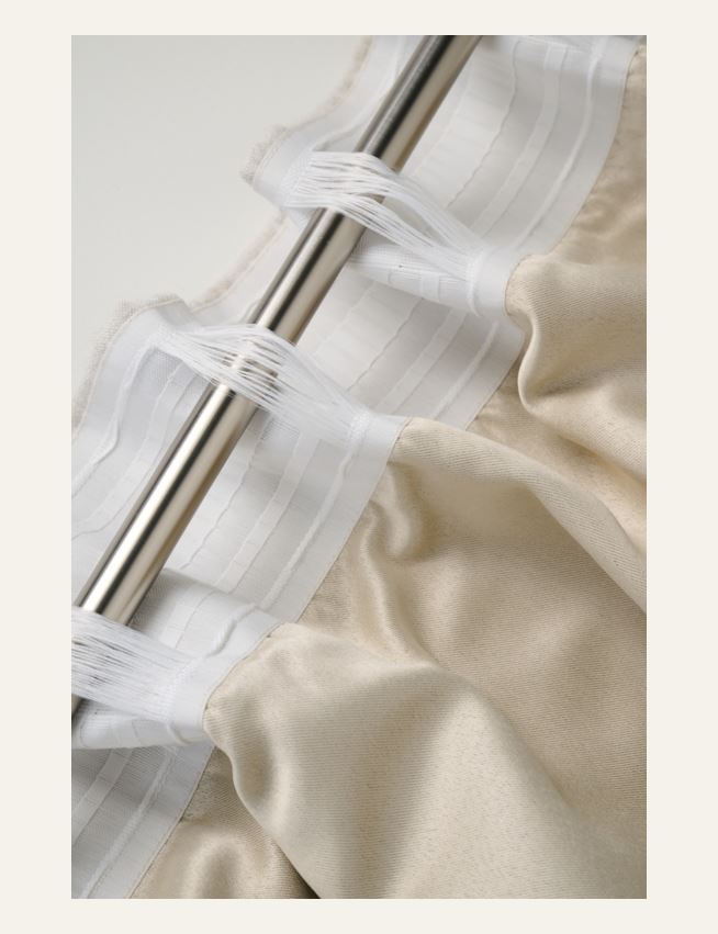 Erittäin leveä pellavaverho luonnonväri - 5