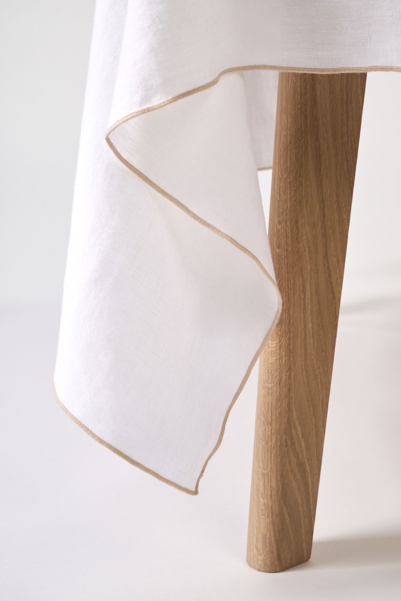 Pellavaliina beige - 3