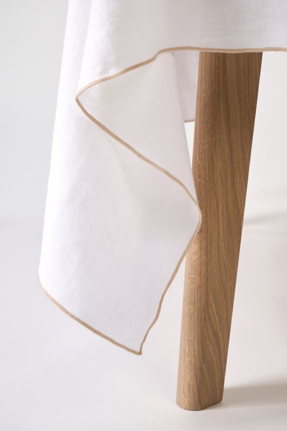 Pellavaliina beige - 2