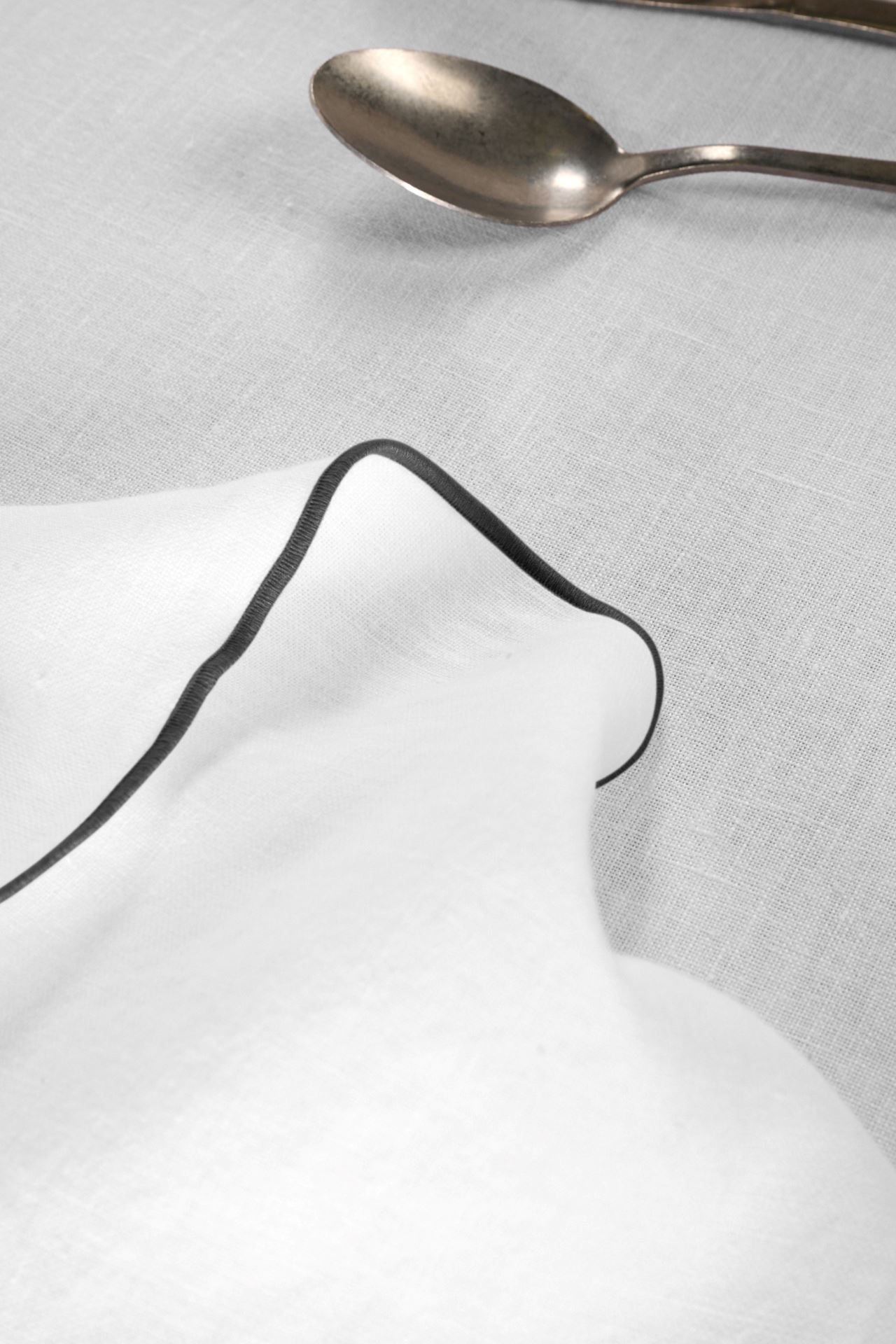 Pellavaliina valkoinen - 4