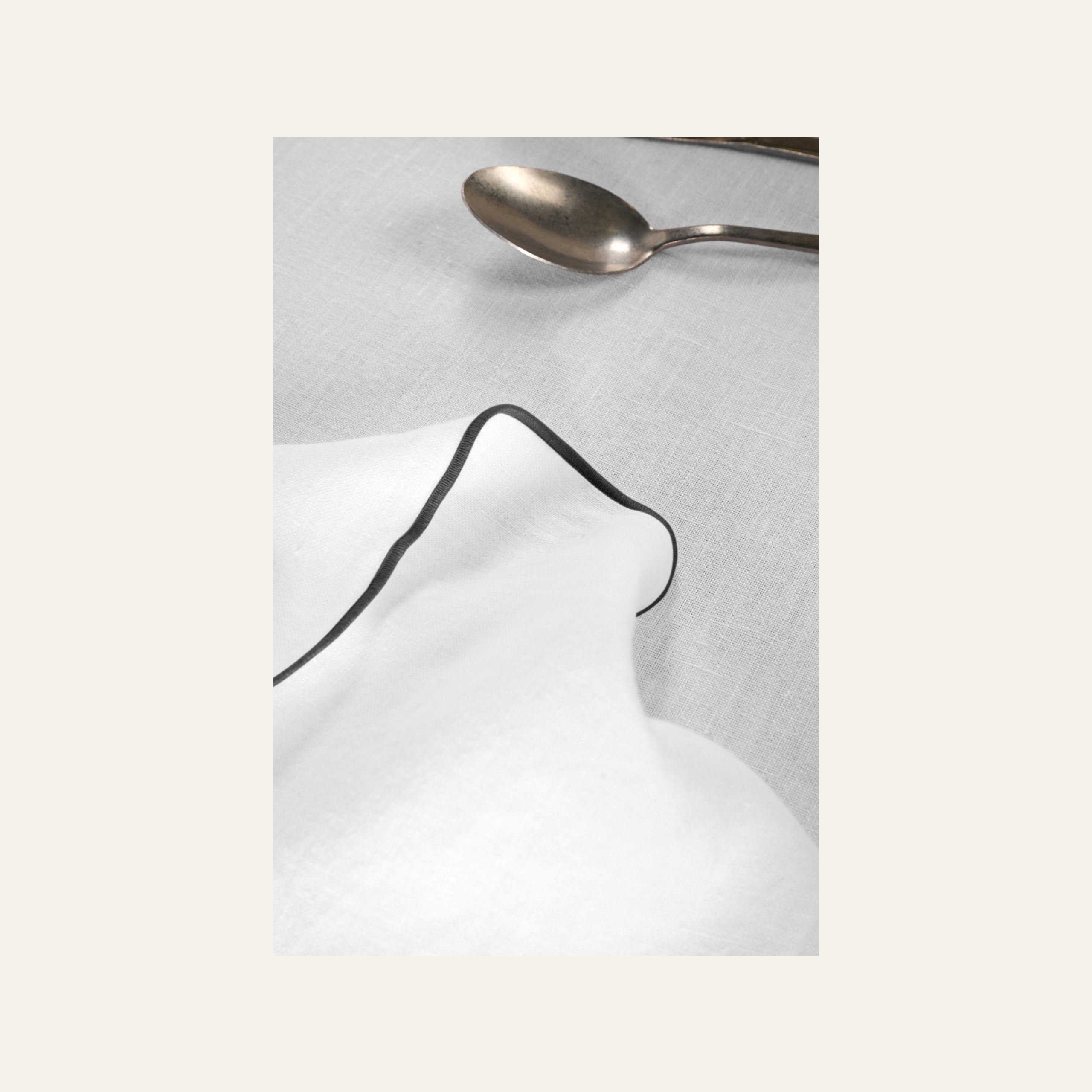 Pellavaliina valkoinen - 4