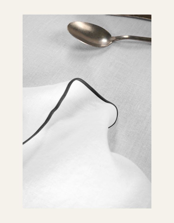 Pellavaliina valkoinen - 5