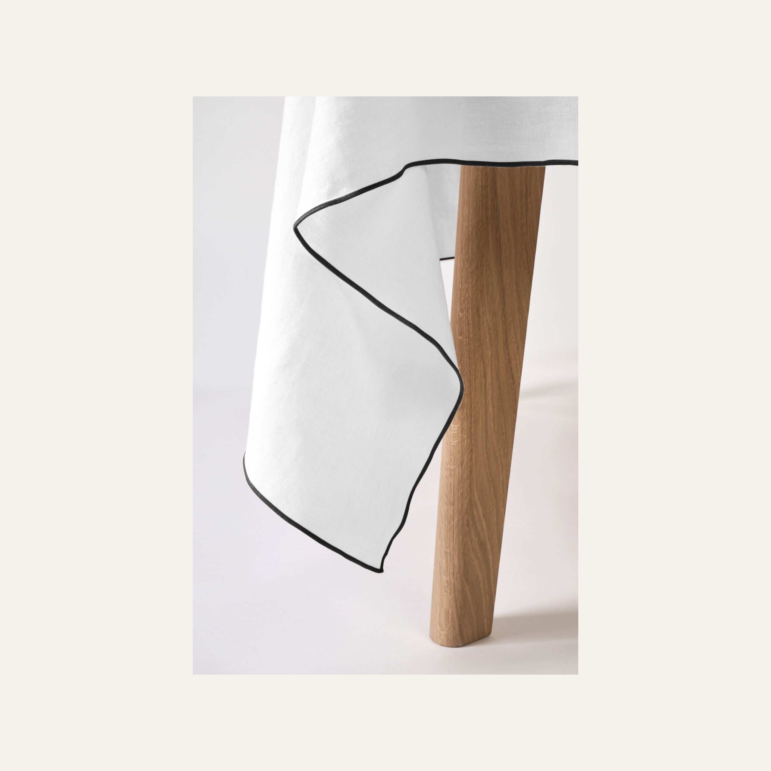 Pellavaliina valkoinen - 2