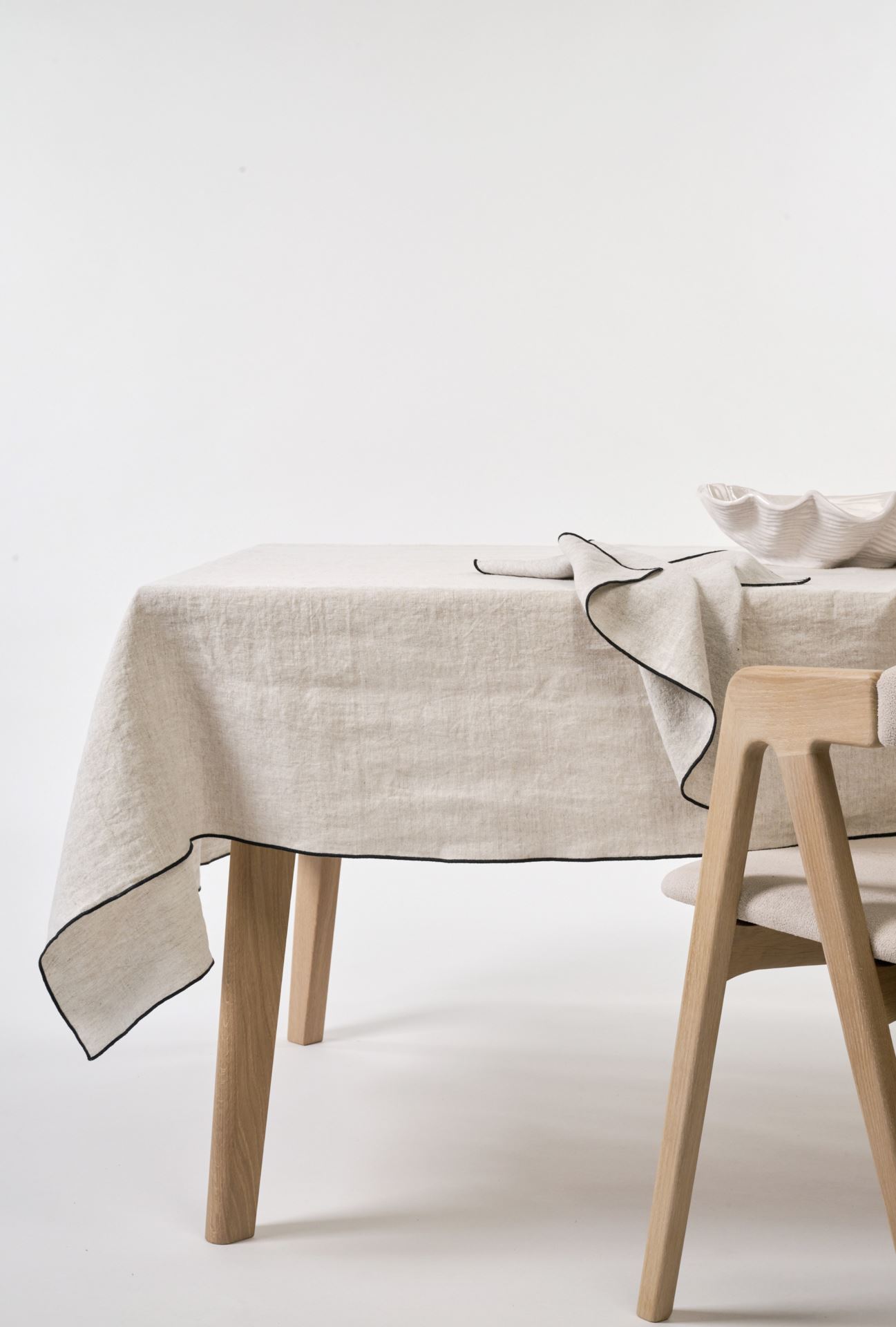 Pellavaliina luonnonväri - 140x250 cm luonnonväri - 1