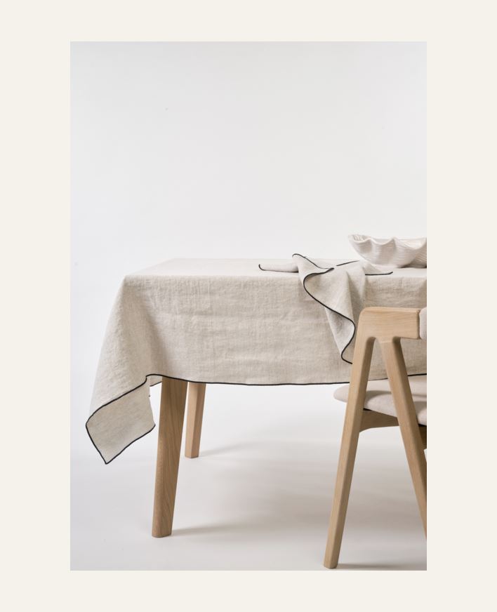 Pellavaliina luonnonväri - 140x250 cm luonnonväri - 1