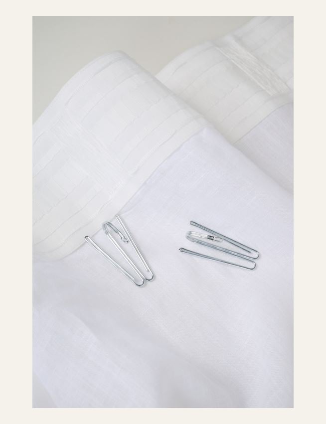 Pellavaverho valkoinen - 5