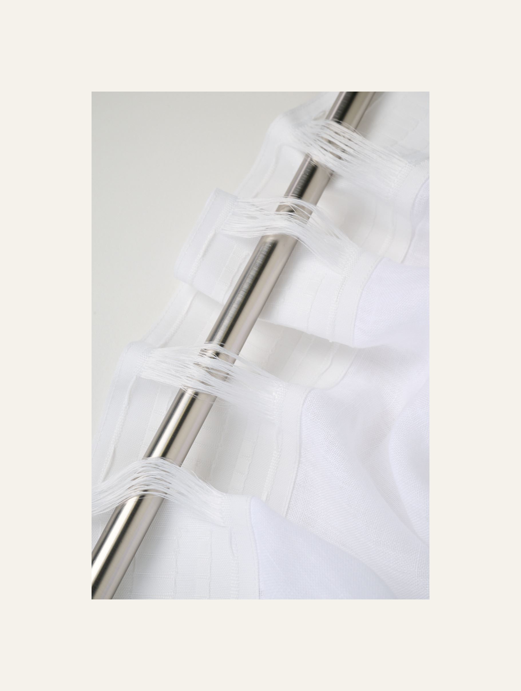 Pellavaverho valkoinen - 6