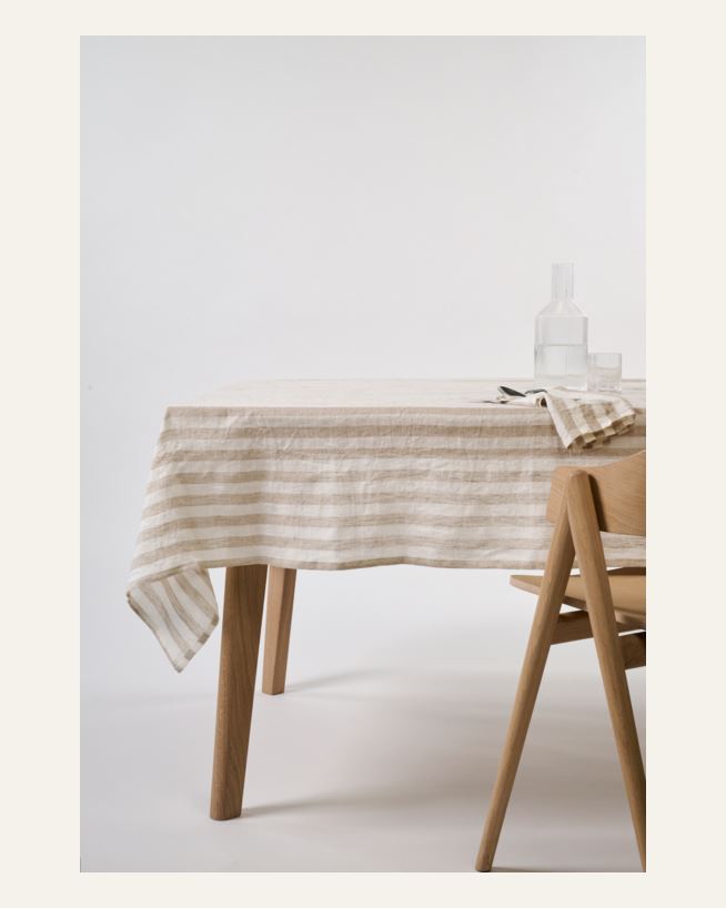 Pellavaliina beige - 140x250cm beige - 1