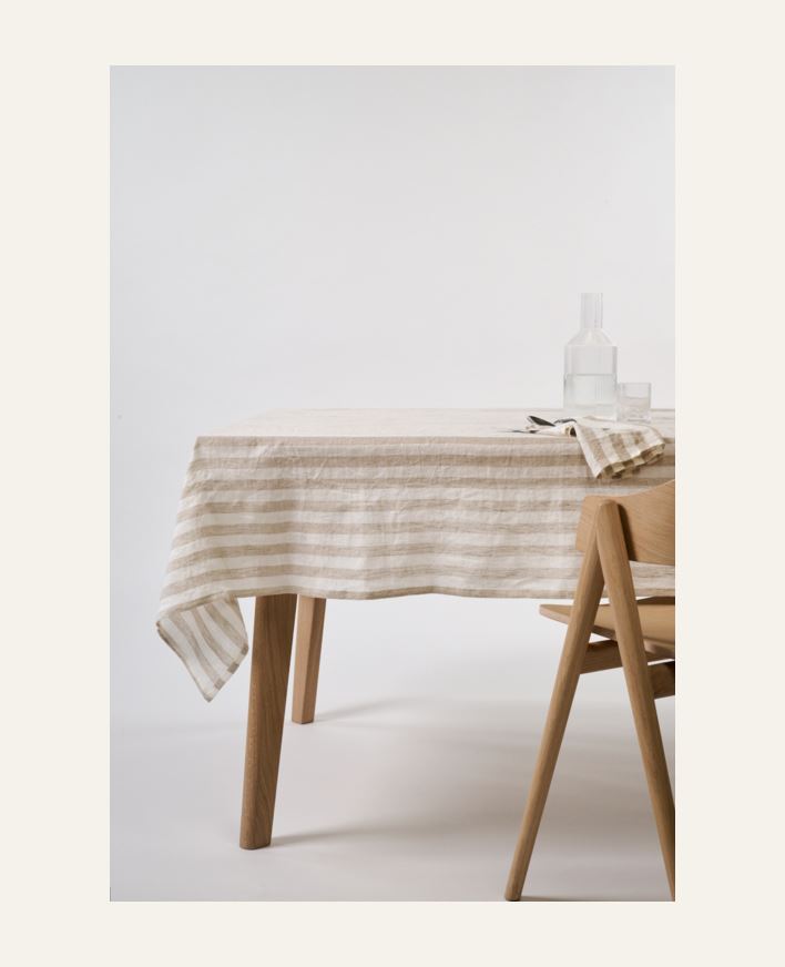 Pellavaliina beige - 140x250cm beige - 1