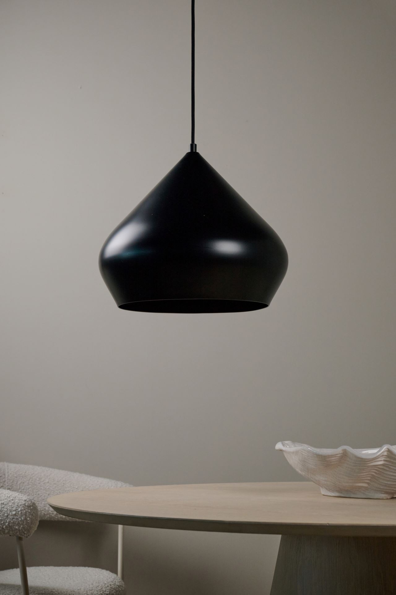 Kattovalaisin musta - 29,5 cm ø34 musta - 1