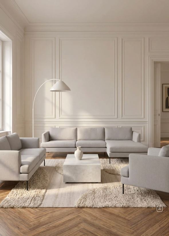3-istuttava sohva beige - 3