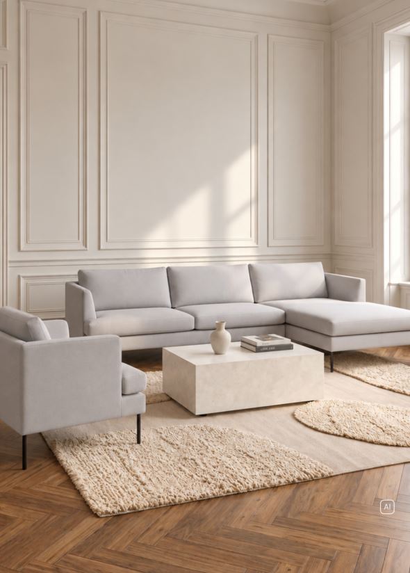 Divaanisohva oikea beige - 4