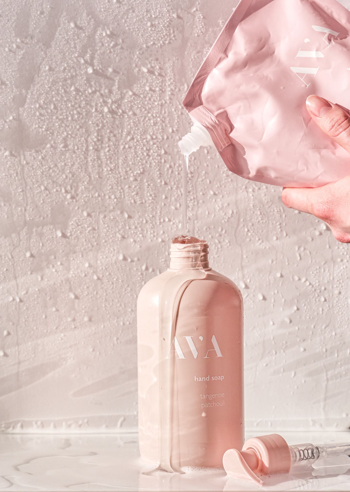 Käsisaippua roosa - 3