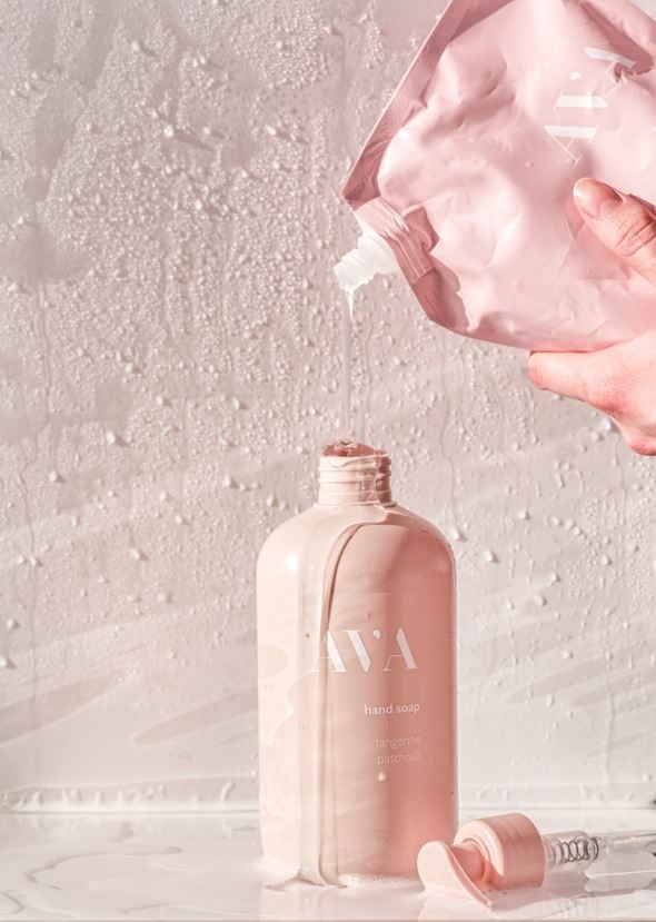 Käsisaippua roosa - 3