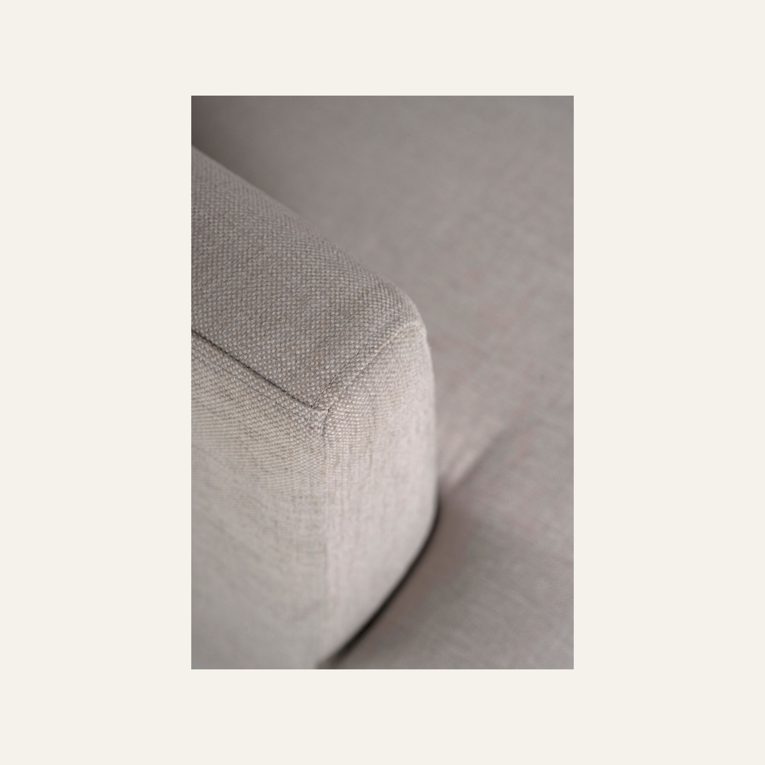 Sohvan avoin pää vasemmalle beige - 3