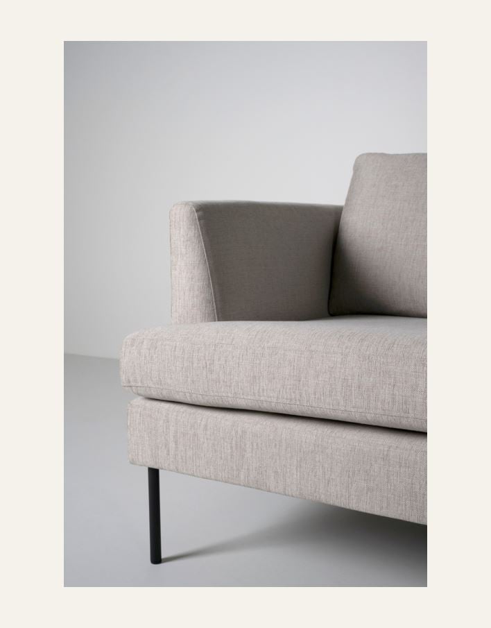 Avokulmasohva oikea beige - 2