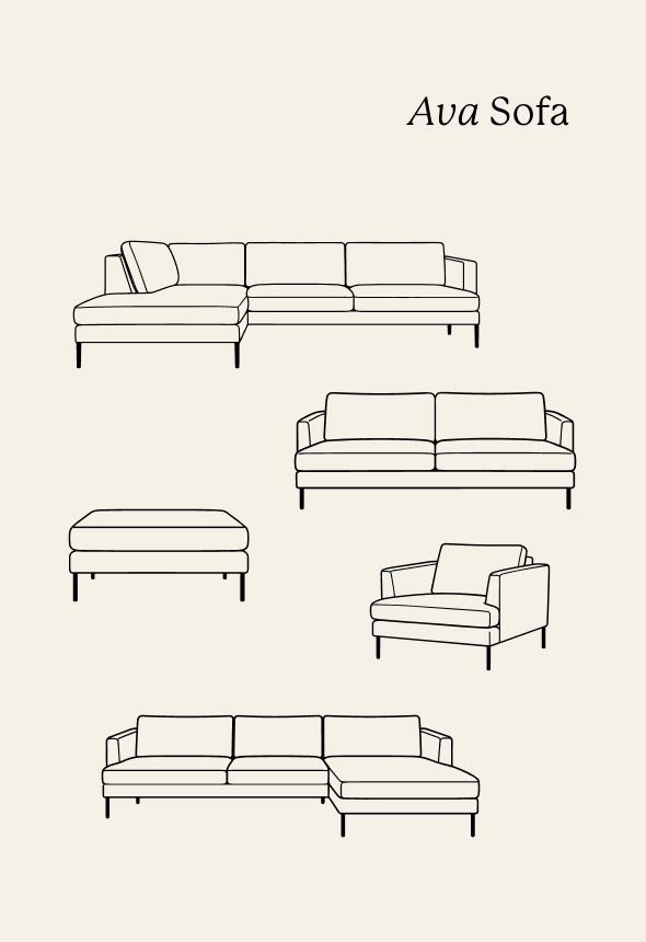 3-istuttava sohva beige - 3