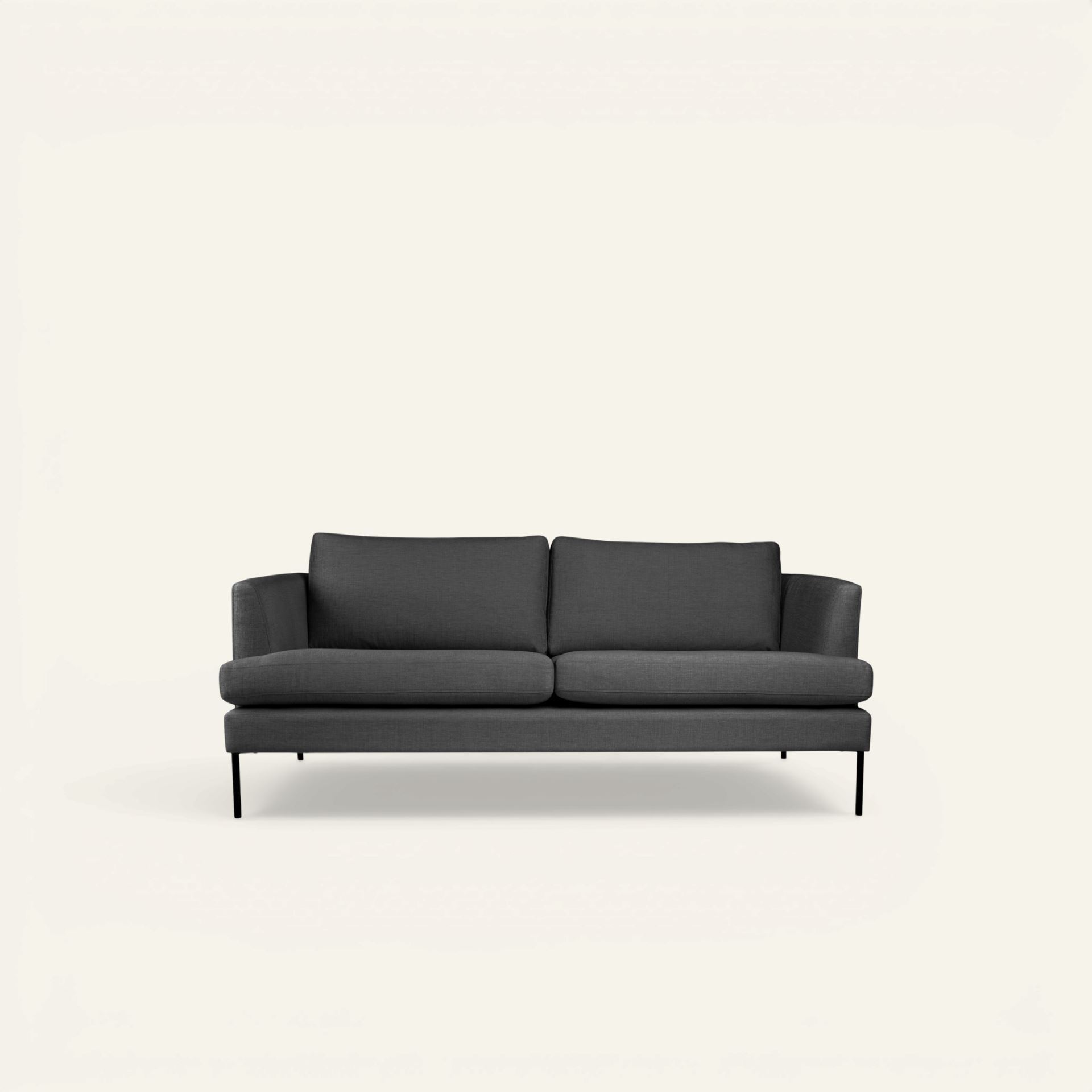 3-istuttava sohva harmaa - 189x94x80 cm harmaa - 1