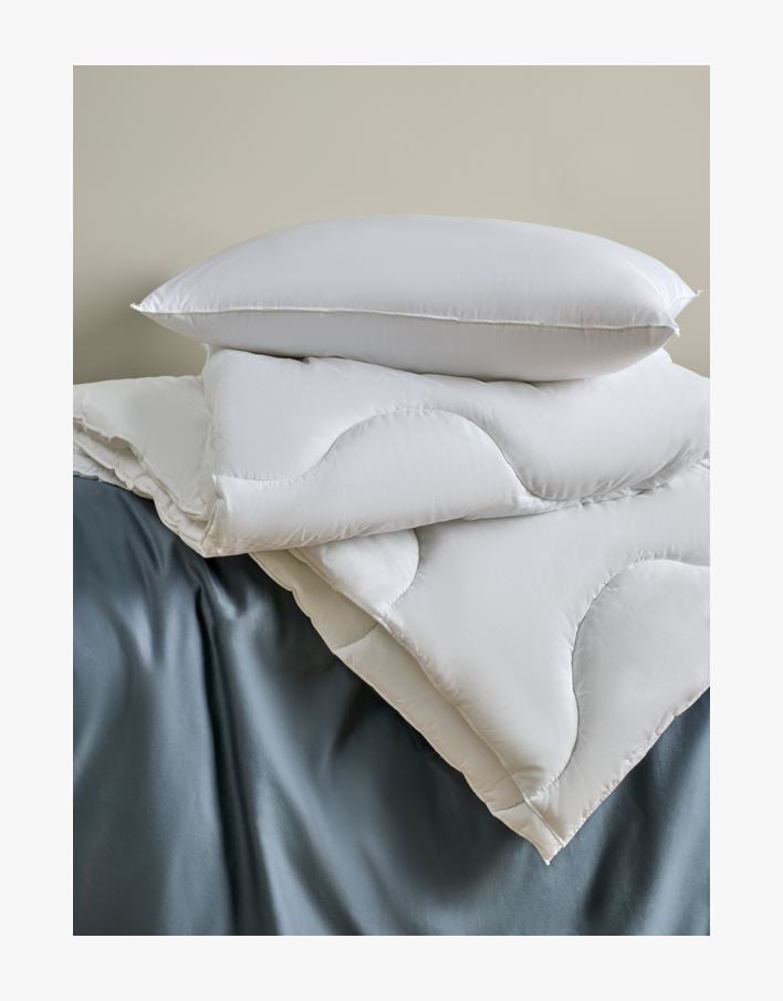 Hotellipeitto valkoinen - 140x200 cm valkoinen - 1